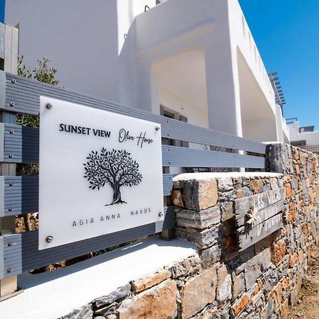 Ferienwohnung Naxos Agia Anna Sunset View Olive House Exterior foto