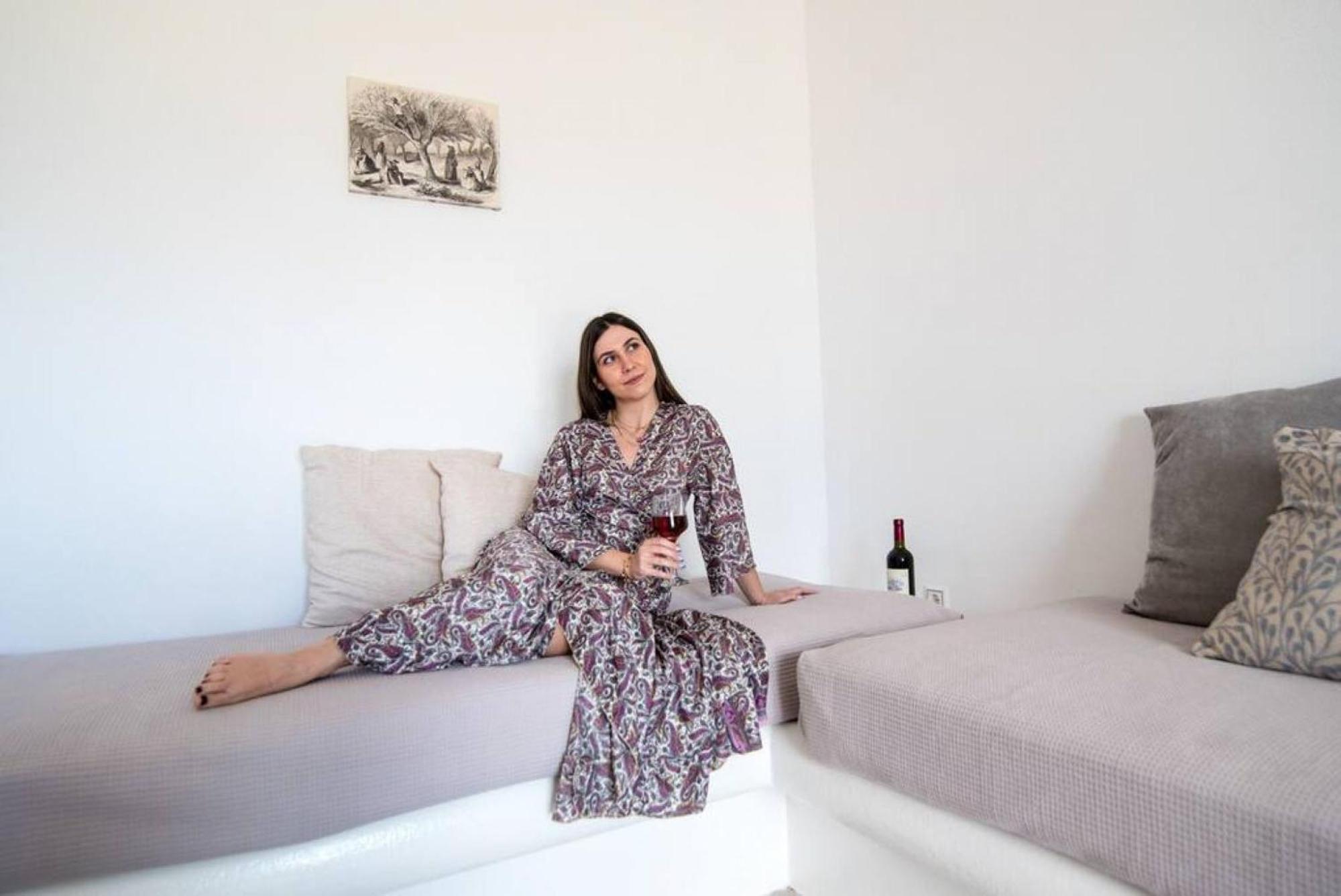 Ferienwohnung Naxos Agia Anna Sunset View Olive House Exterior foto