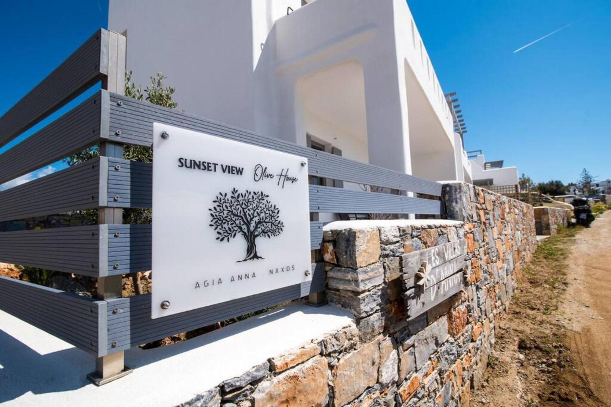 Ferienwohnung Naxos Agia Anna Sunset View Olive House Exterior foto
